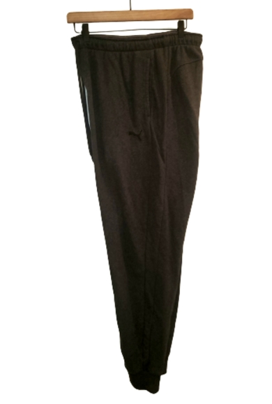 Puma Mens Jogger Sweatpants 2XL XXL Charcoal Gray - Picture 4 of 6